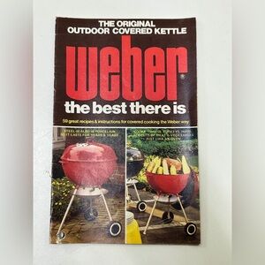 Vintage Weber Recipe & Instruction Book Cookbook